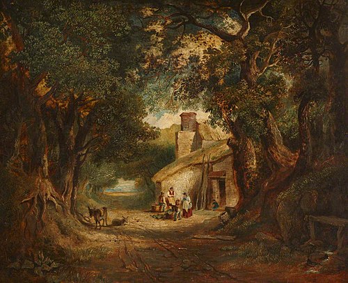 Landscape with a Cottage, 1849, 