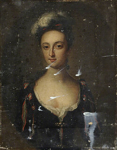 An Unknown Lady in a Feathered Cap, 1749, 