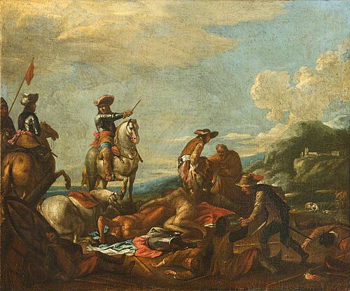 A Battle Scene, 1712, 