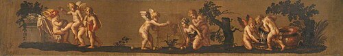 Cupid and Putti playing Croquet and other Games, 1657, 