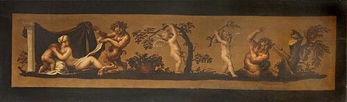 Nymph, Cupids and Satyrs, 1638, 