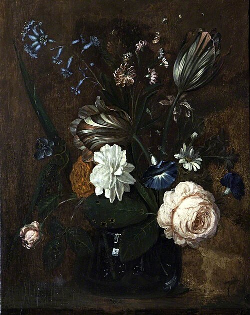 Flowers in a Glass Vase, 1652, 