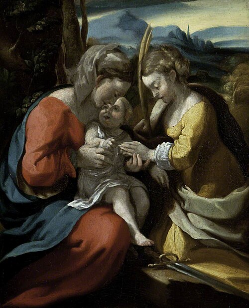 The Mystic Marriage of Saint Catherine, 1849, 