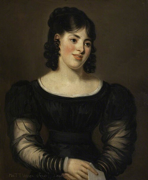Jessie Anna Letitia Foley, Mrs Thomas Tayler Vernon (1805 - 1840), 1830, 