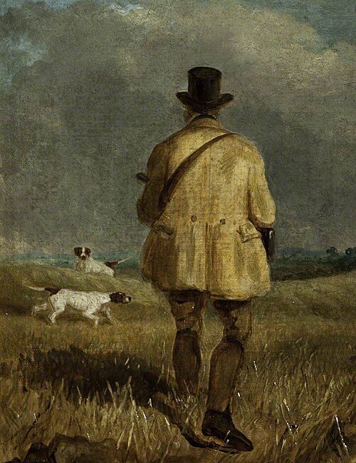 William Jennyns, Gamekeeper at Hanbury Hall from 1822-1864, 1862, 