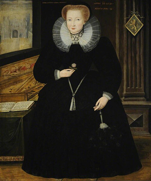 Lady Grace Talbot, Mrs Henry Cavendish (b.1562 – after 1625), 1591, 