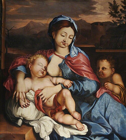 Virgin and Child with Infant John the Baptist, 1600, 