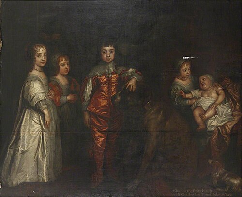 The Five Eldest Children of King Charles I, 1749, 