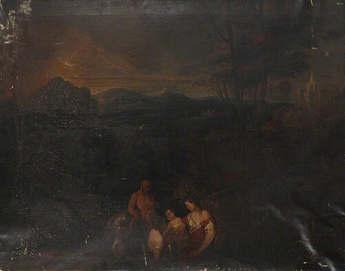 Achilles confided to Chiron by his Mother, Thetis, 1649, 