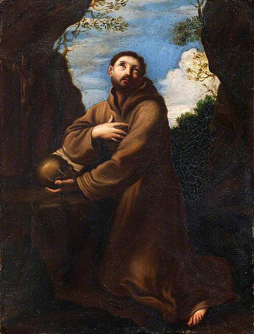 Saint Francis at Prayer, 1684, 