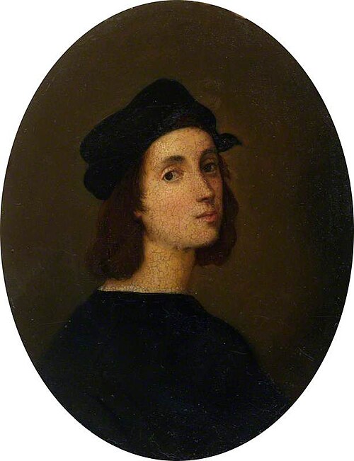 Self-portrait of Raphael, 1849, 