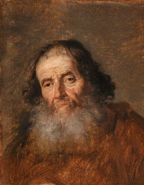 Study of a Head of a Bearded Man, 1648, 