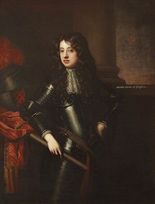 Henry Fitzroy, 1st Duke of Grafton (1663-1690) as a Youth, 1679, 