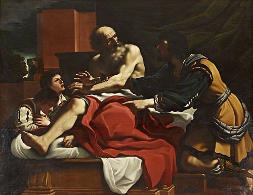 Jacob and Joseph with his Sons, Ephraim and Manasseh, 1727, 
