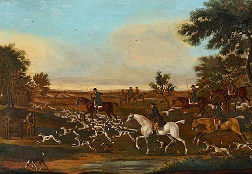 Huntsmen and Hounds Picking up a Scent, 1849, 