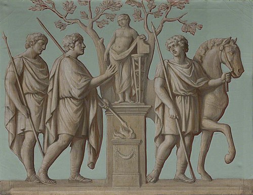 Sacrifice to Apollo (from the Arch of Constantine), 1764, 