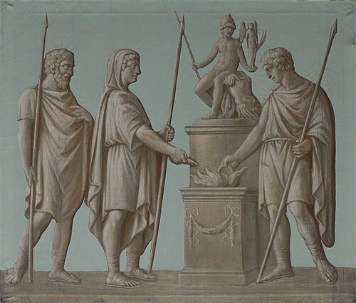 Sacrifice to Mars (from the Arch of Constantine), 1764, 
