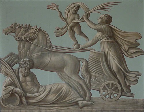 Aurora riding her Chariot (from the Arch of Constantine), 1764, 