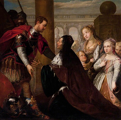Alexander with the Mother of Darius, 1600, 
