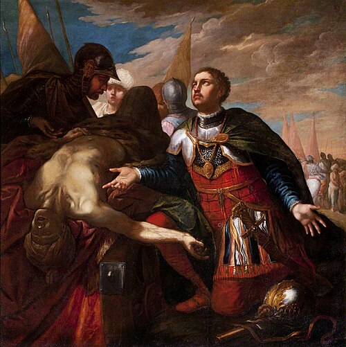 Alexander and the Body of Darius, 1600, 