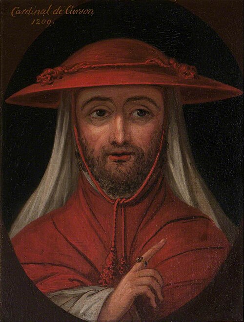 Cardinal Robert de Curzon (d. 1218), 1800, 