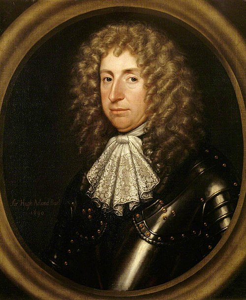 Sir Hugh Acland, 1st/5th Baronet of Columb-John MP (1639-1714), 1690, 