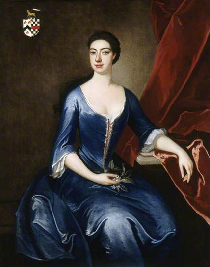 Elizabeth Davie nee Acland, 1720, 