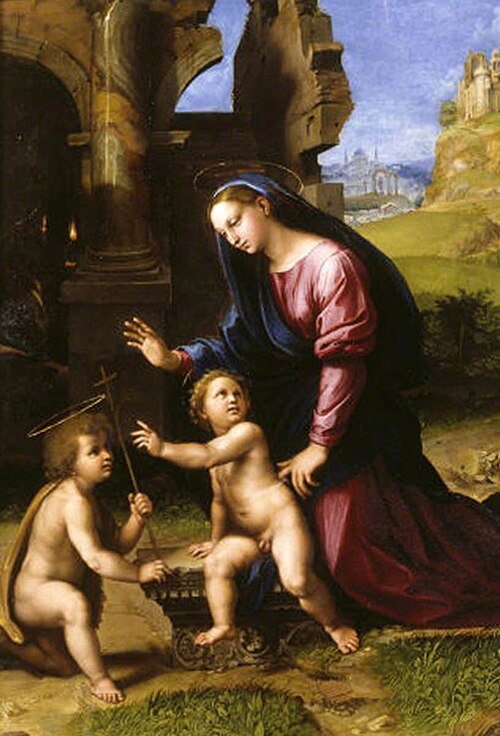 The Holy Family with the Infant Saint John in a Landscape, 1516, 