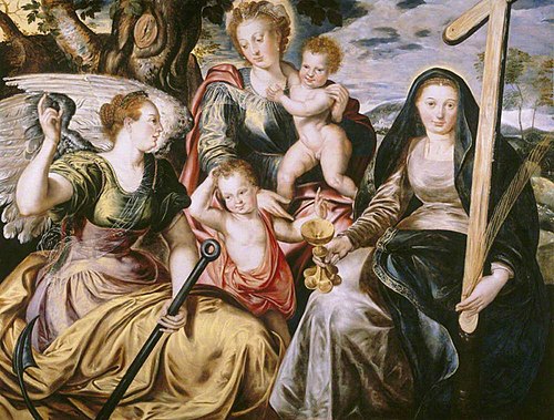 Faith, Hope and Charity, 1584, 