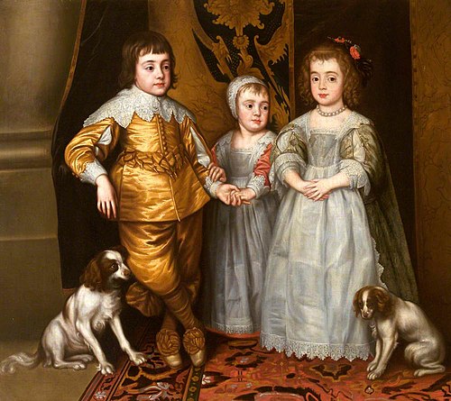 The Three Eldest Children of Charles I, 1687, 
