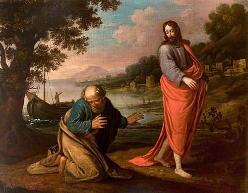 The Rebuking or Calling of Saint Peter, 1600, 