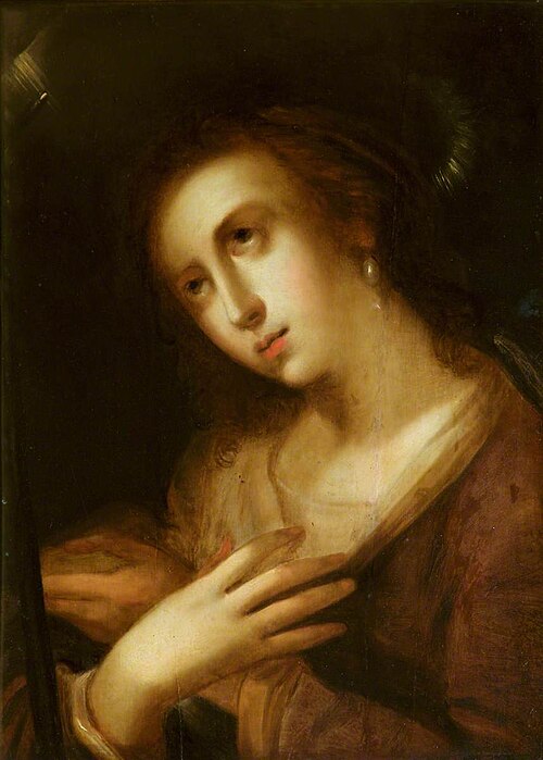 Head of the Magdalen adoring the Cross, 1584, 