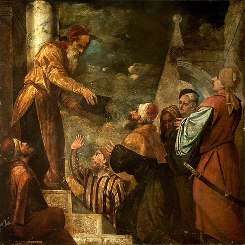 Lycurgus giving the Law to the People, 1587, 