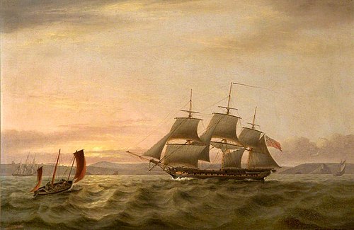 Seascape: off Plymouth, 1804, 