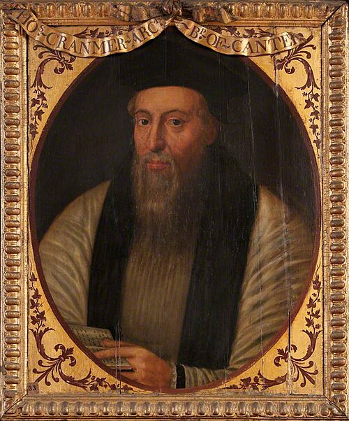 Thomas Cranmer (1489-1556), Archbishop of Canterbury, 1600, 