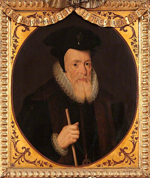 William Cecil, 1st Baron Burghley (1520-1598) (after Marcus Geeraerts the elder), 1600, 
