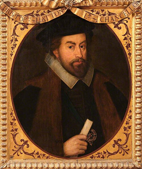 Sir Christopher Hatton KG (1540-1592), 1600, 