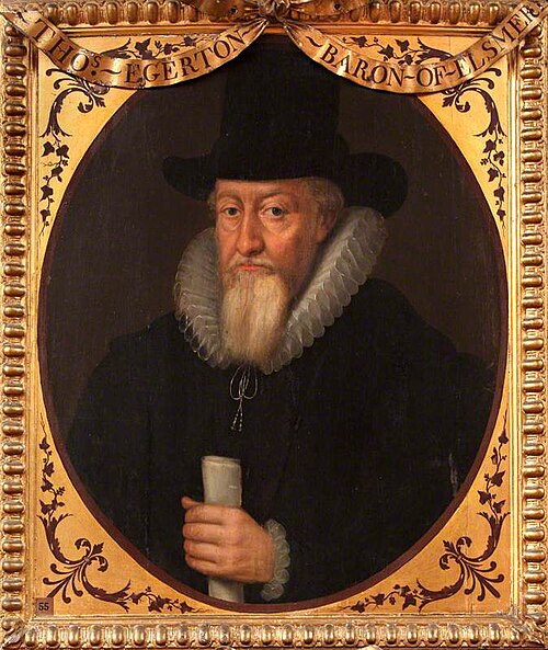 Sir Thomas Egerton, 1st Viscount Brackley (1540-1617), 1614, 