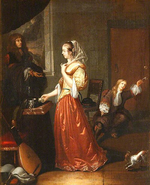 A Lady at her Toilet, 1679, 