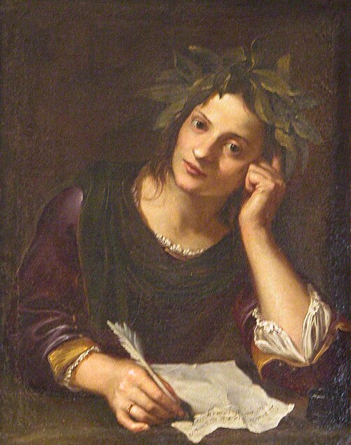 A Poetess, 1649, 