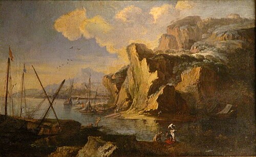 Mountainous Coast Scene, 1649, 