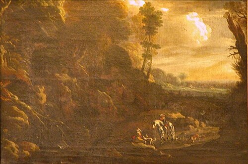 A Landscape with Huntsmen, 1649, 