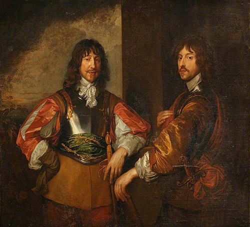 Mountjoy Blount, 1st Earl of Newport (1597-1665) and Lord George Goring (1608-1657), 1650, 