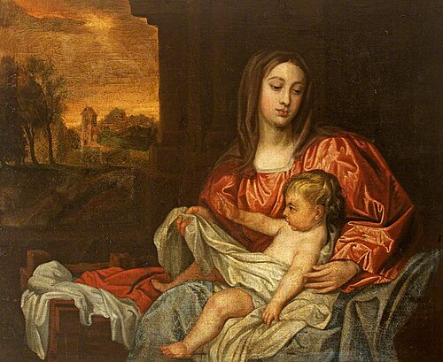 The Madonna and Child (after Van Dyck), 1664, 