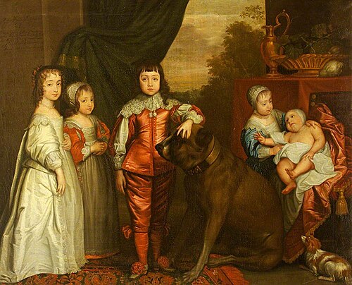 The Five Eldest Children of King Charles I, 1637, 