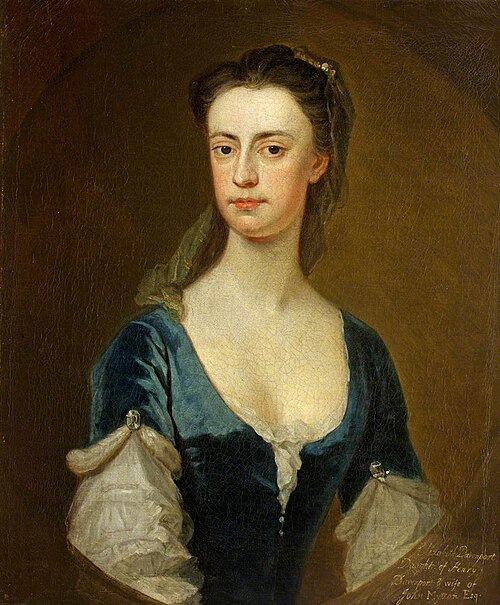 Mary Elizabeth Davenport, Mrs John Mytton (d.1740), 1735, 