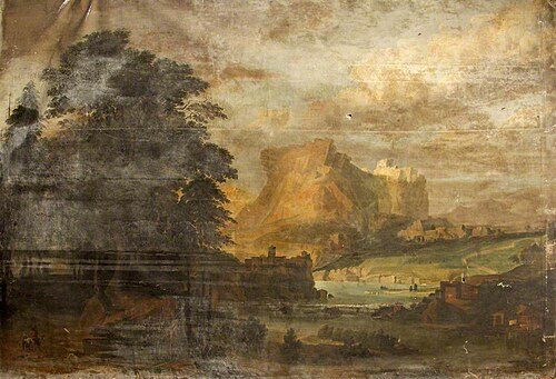 Mountainous River Landscape, 1614, 