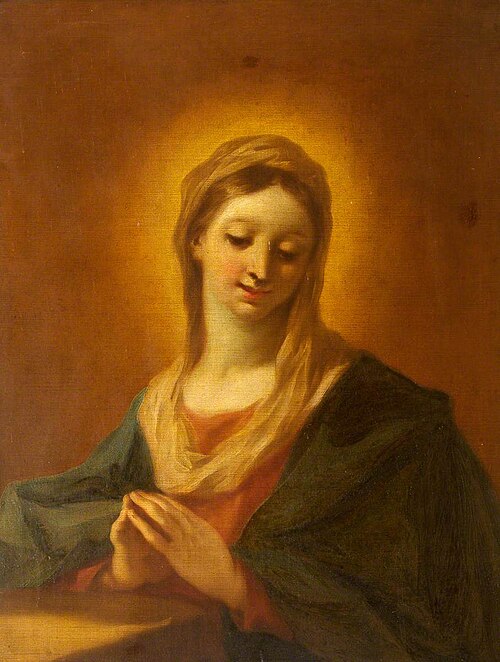 The Virgin Mary at Prayer, 1734, 