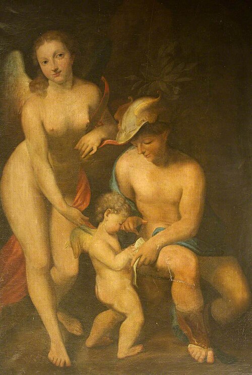 Venus with Mercury and Cupid ('The School of Love') (after Correggio), 1749, 