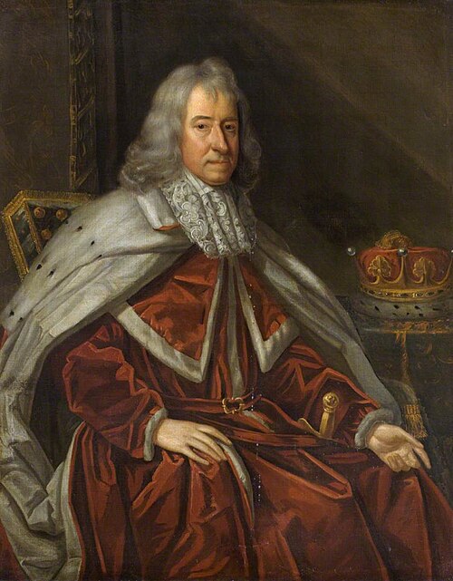 John Robartes, 2nd Baron Robartes, 1st Viscount Bodmin & 1st Earl of Radnor (1606 -1685), 1683, 